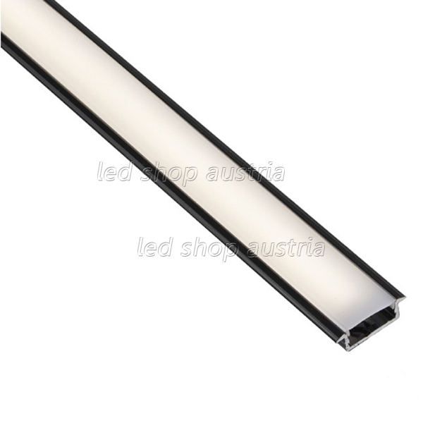 LED Profil ALU INLINE-Z 2000mm schwarz